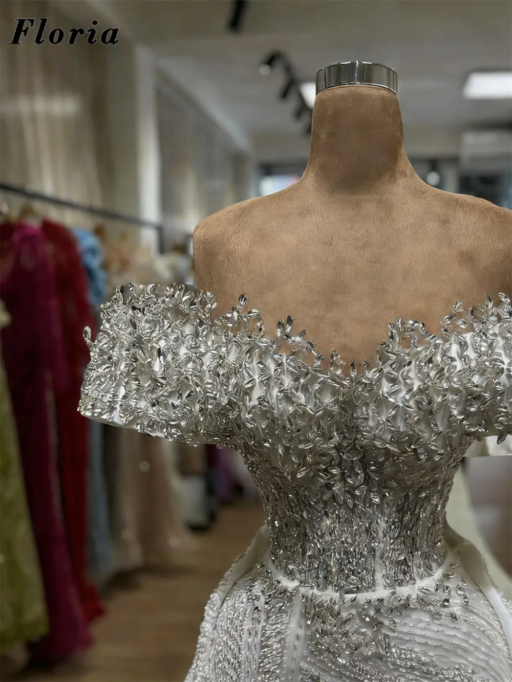 

Роскошные белые вечерние платья из двух частей 2026 года, с открытыми плечами, для выпускного бала и свадебных торжеств, с юбкой, для красной дорожки, на заказ