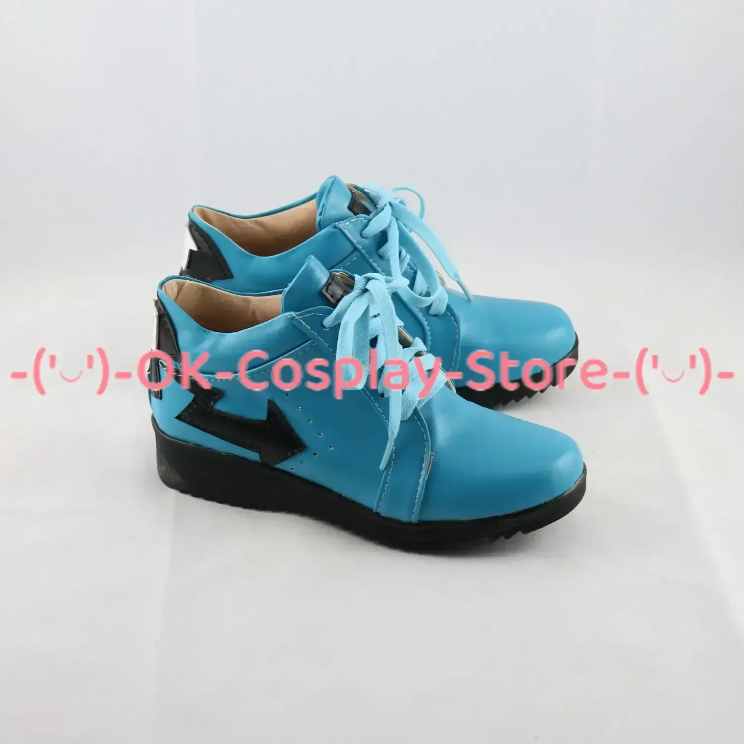 [Personalizowane] Buty Inkling Girl Neon Pink do Cosplayu, Anime, Gry, Rekwizyt Kostiumowy na Halloween, Karnawał, Imprezę, Skórzane Botki PU