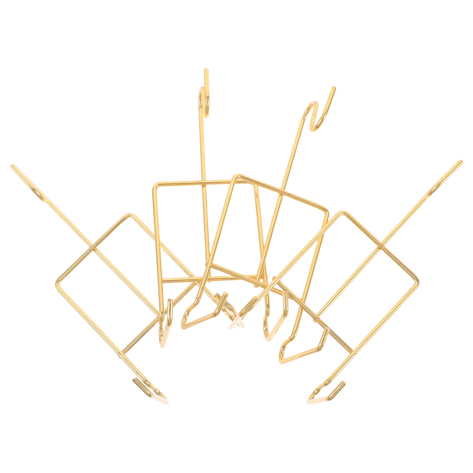 

4Pcs Tea Cup Display Rack Metal Wire Holder Space Saving Tea Coffee Mug Organizer for Kitchen Countertop Cup Stands for Display