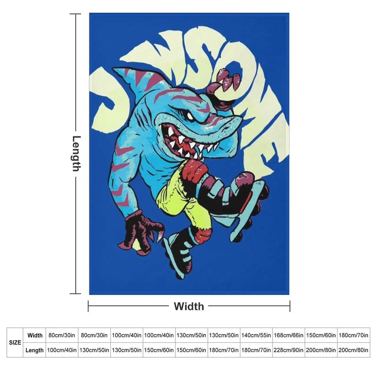 Shark Pun Throw Blanket Travel Flannel Beautifuls Cute Luxury Throw Moving Blankets