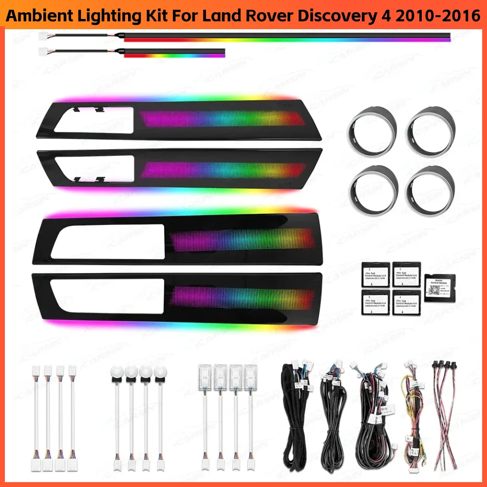 

Upgrade Symphony LED Car Interior Ambient Lighting for Land Rover Discovery 4 2010-2016 Decoration Accessories