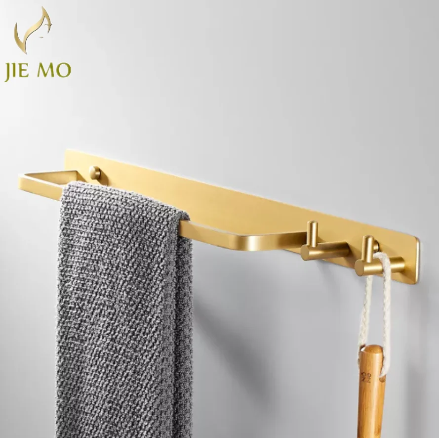 brushed gold coat hook towel ring towel bar towel rack towel holder coat hanger clothe hook living room hook bathroom hardware