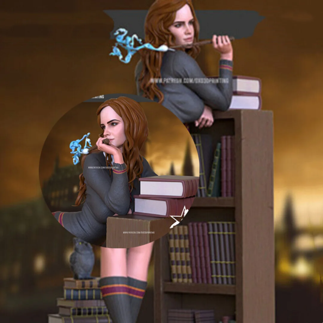 

1/24 Scale Resin Figure Library magician Nsfw Assemble Model Kit Unassembled and Unpainted 3D printing DIY toy