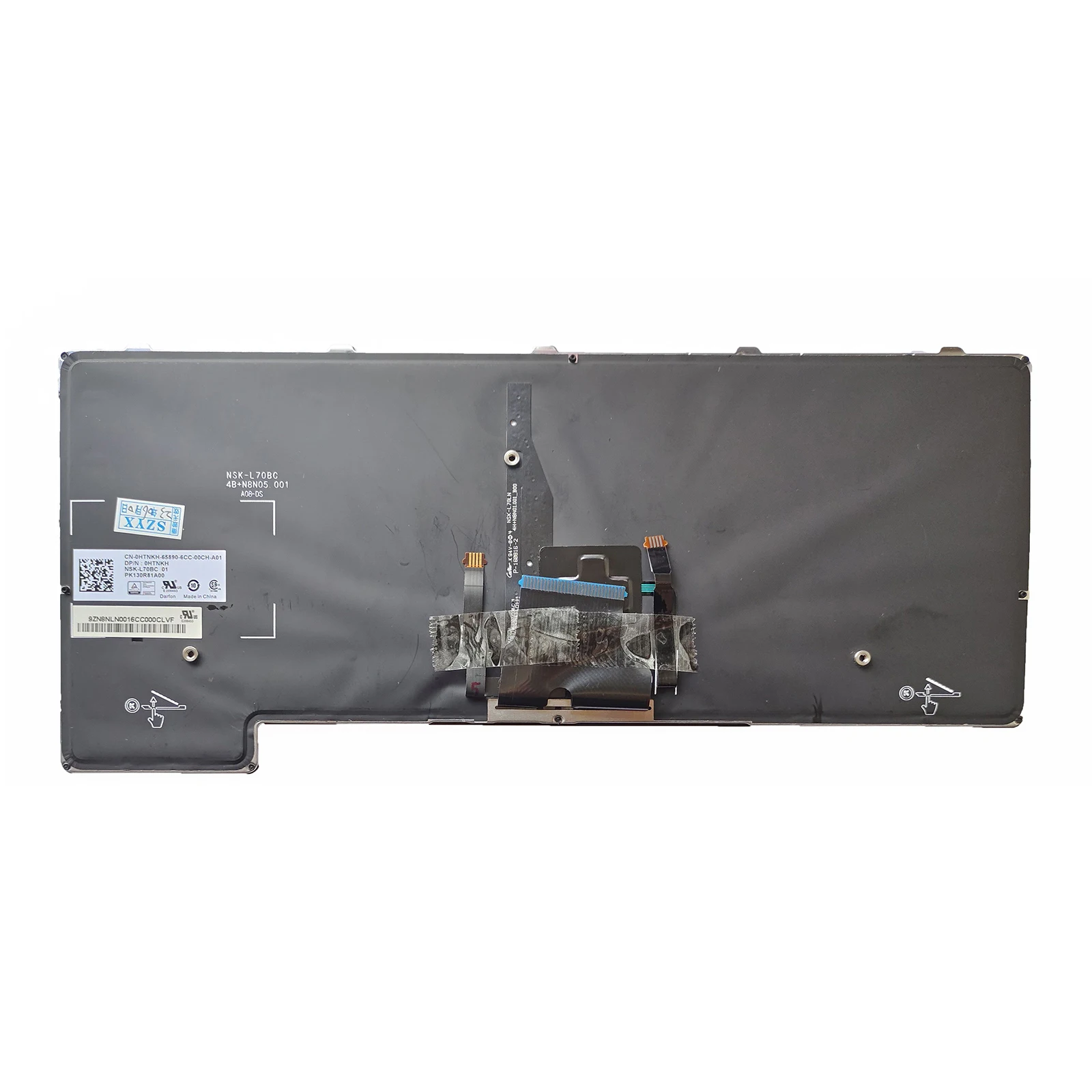 Teclado de ordenador portátil estándar de EE. UU. Con retroiluminación, negro, diseño de EE. UU. Para Dell E6430U E6430S 6530U 6430u-100TB