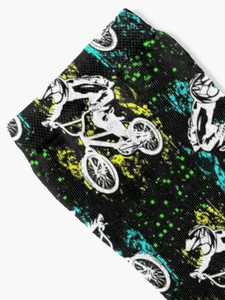 Vintage Bmx Apparel - Bmx Bike - Bmx Freestyle Socks Christmas Climbing Heating sock Socks For Men Women's