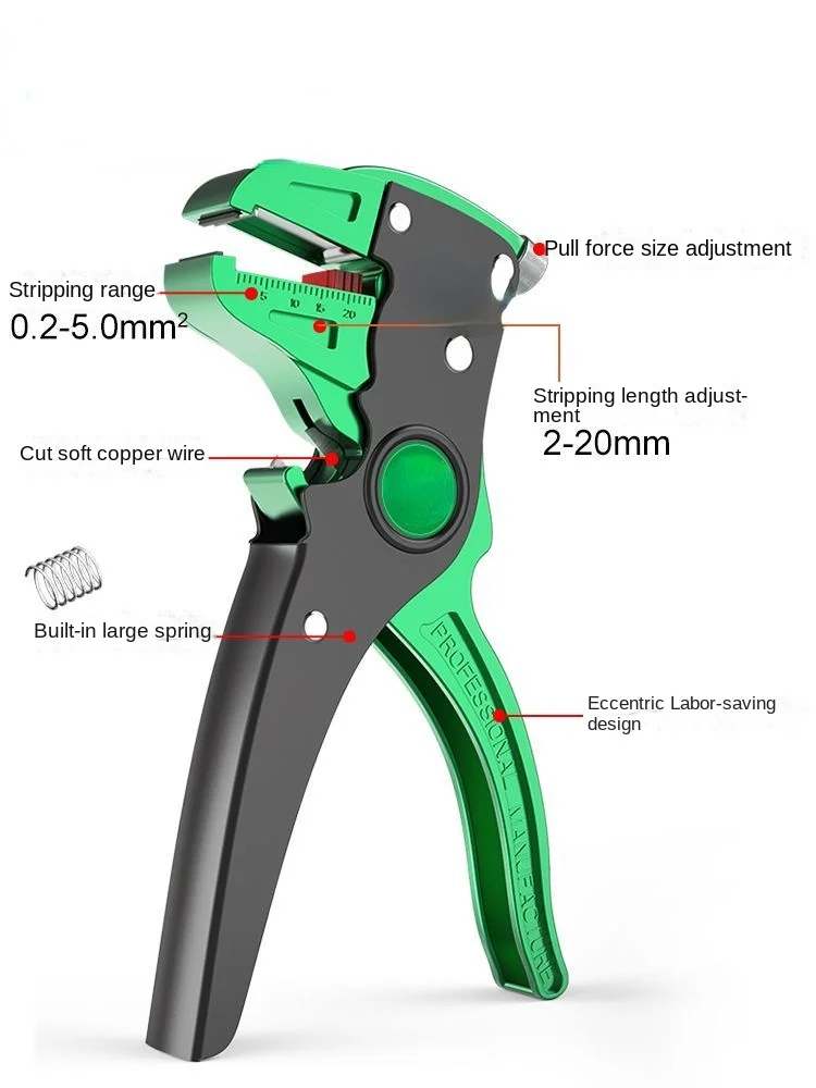 Duckbill Wire Stripper Special Pliers for Electricians Manual Peeling Artifact