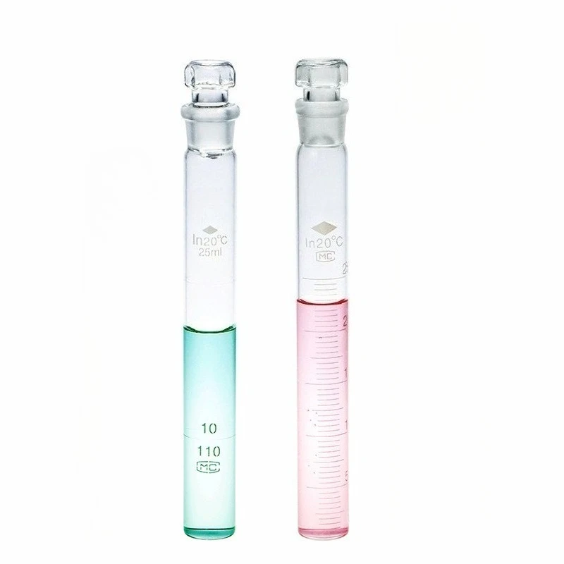 12pcs Thick‑Walled Transparent Nessler Colorimetric Tube Heat Resistant Corrosion Proof Glass Test Vessel for Lab Tool