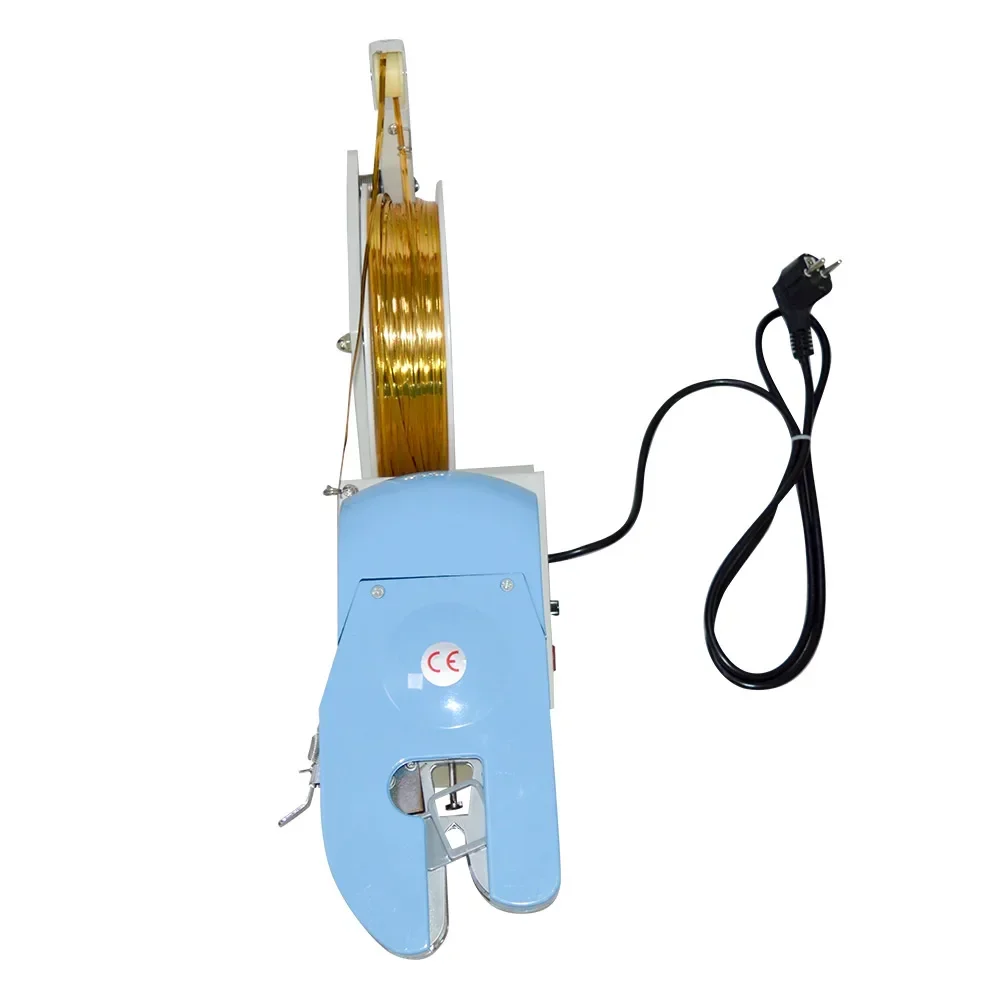 Automatic Toast Bag Twist Tie Machine Golden Wire Candy Bag Tying Machine Bread Bag Twisting Tie Machine Twist Tie Dispenser.