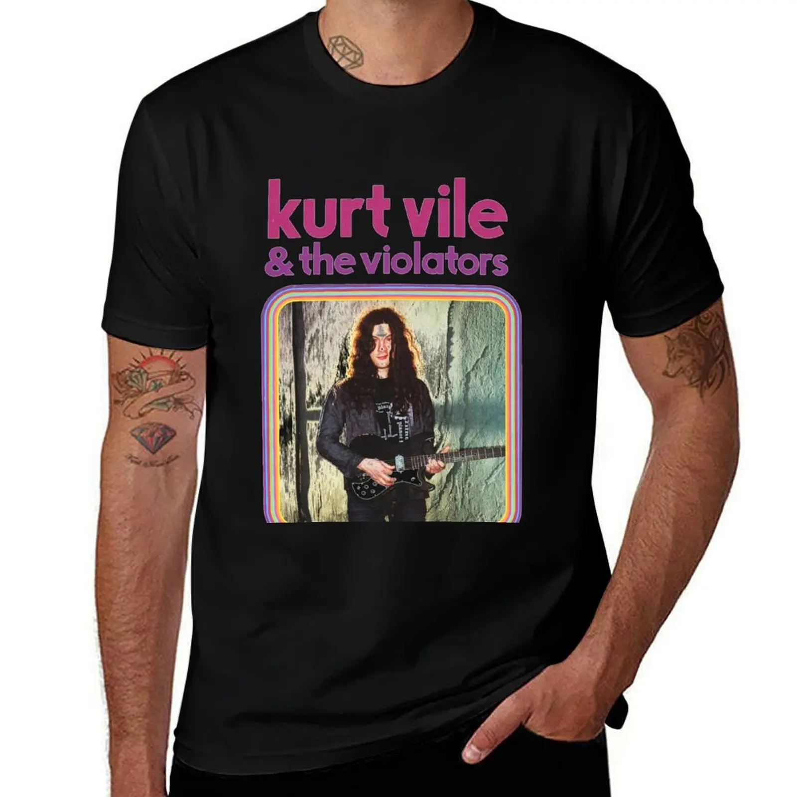 

kurt vile & the violators summer tour 2019 T-Shirt t shirt man designer cotton tshirt 100% T-Shirt