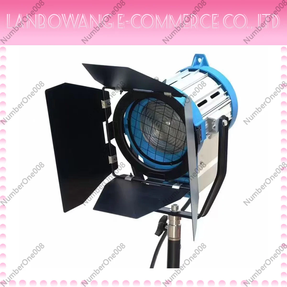 Luz de Estúdio Fresnel de Tungstênio As Arr Economy 1000W 2000W, Holofote de Alta Iluminância para Vídeo e Fotografia com Lâmpada e Dimmer