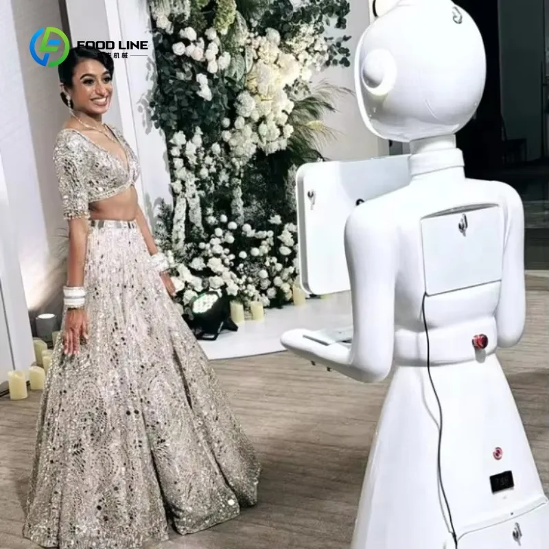 

New Product Robot Roamer Photo Booth Lights 360 Photo Booth with Portable Connection Truss Robot Photo Booth for Party Event