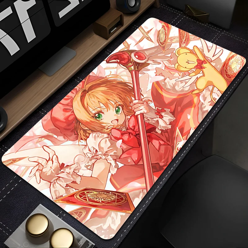 Mouse Pad Cute Anime Girl Keyboard Pad Laptop Gaming Accessories Extended Desk Mat PC C-card C-captor Sakura Mousepad Play Mat