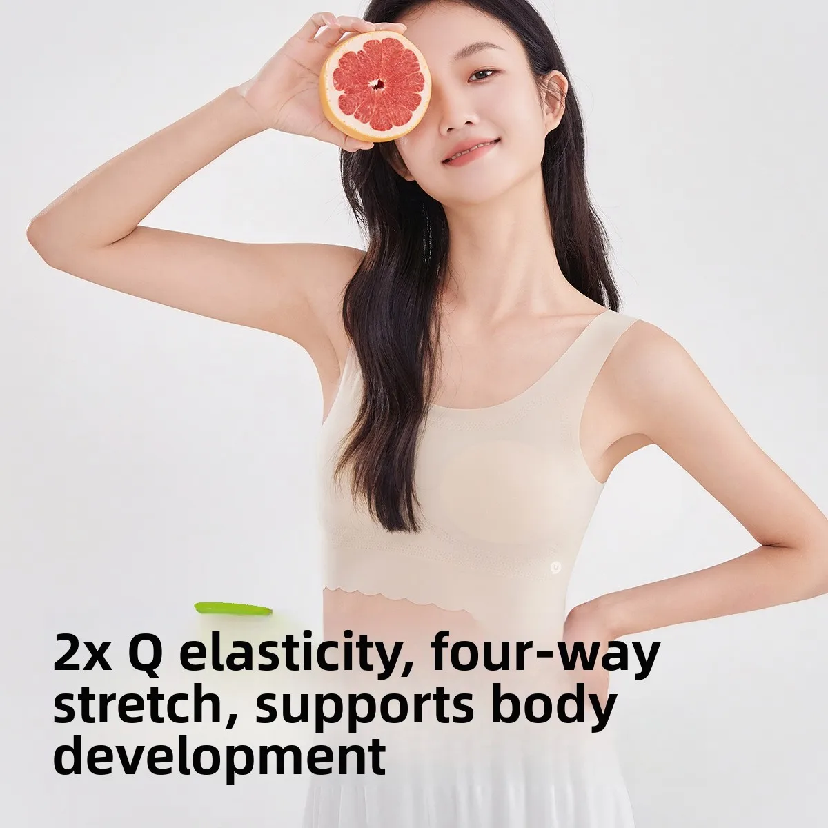 

Invisible Skin Feel Summer Cool Sensation Bra Phase Two Ice Silk Trace Junior High School Development Innerwear for Teen Girls