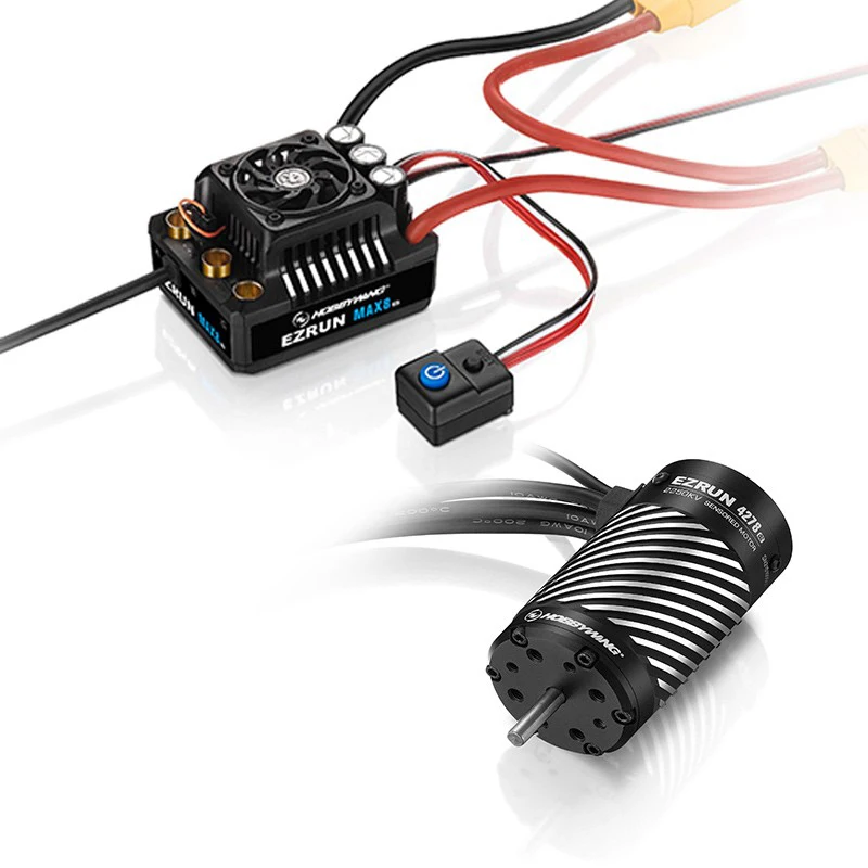 Hobbywing EZRUN MAX8 G2 160A 3-6S Waterproof Sensored Brushless ESC 4278SD 2250KV 4268SD 2500KV Inductive Brushless Motor SET