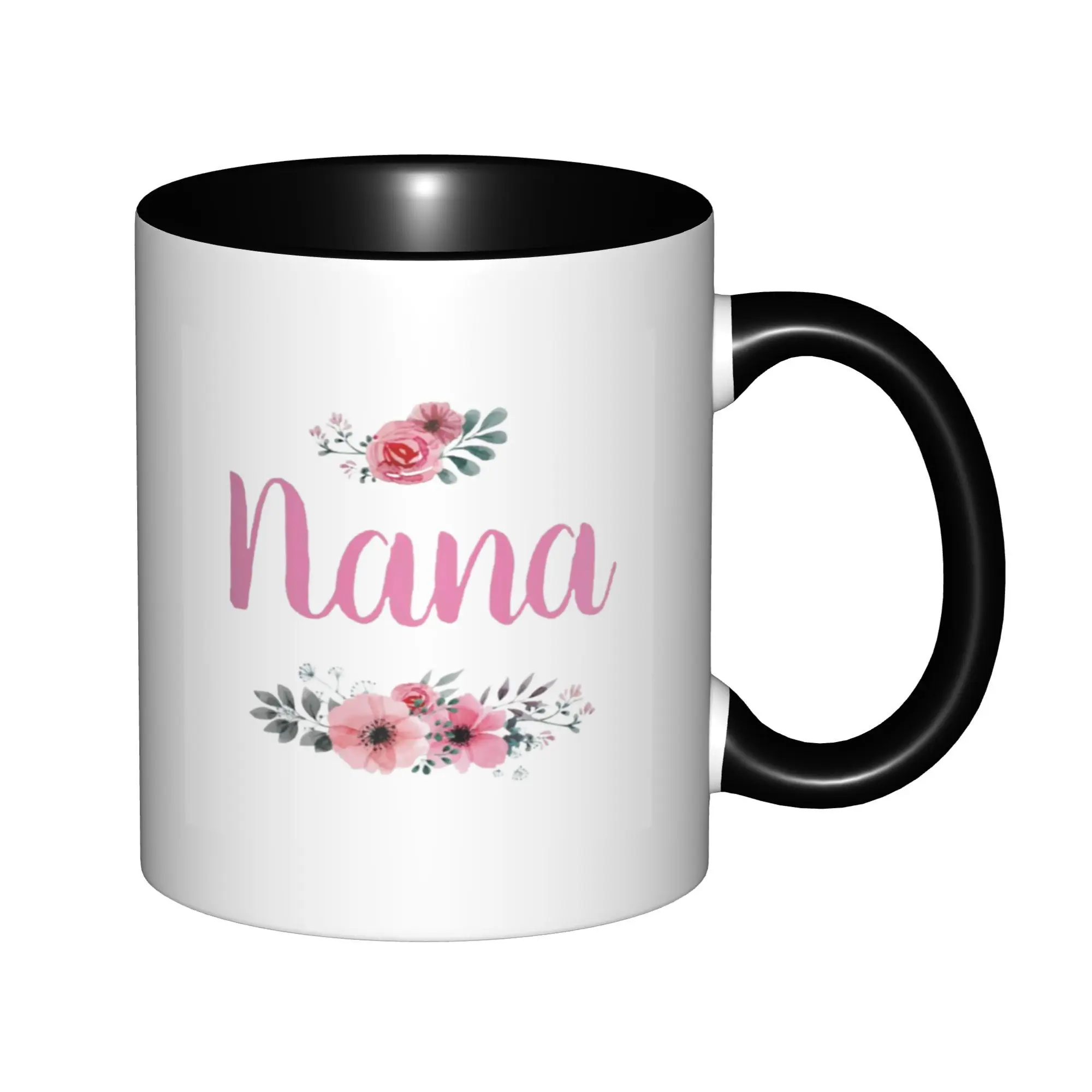 

Best Nana Ever Mother’s Day Birthday For New Grandma Mugs With Black Handle Birthday Coffee Mugs Ceramic Tea Cups 11oz