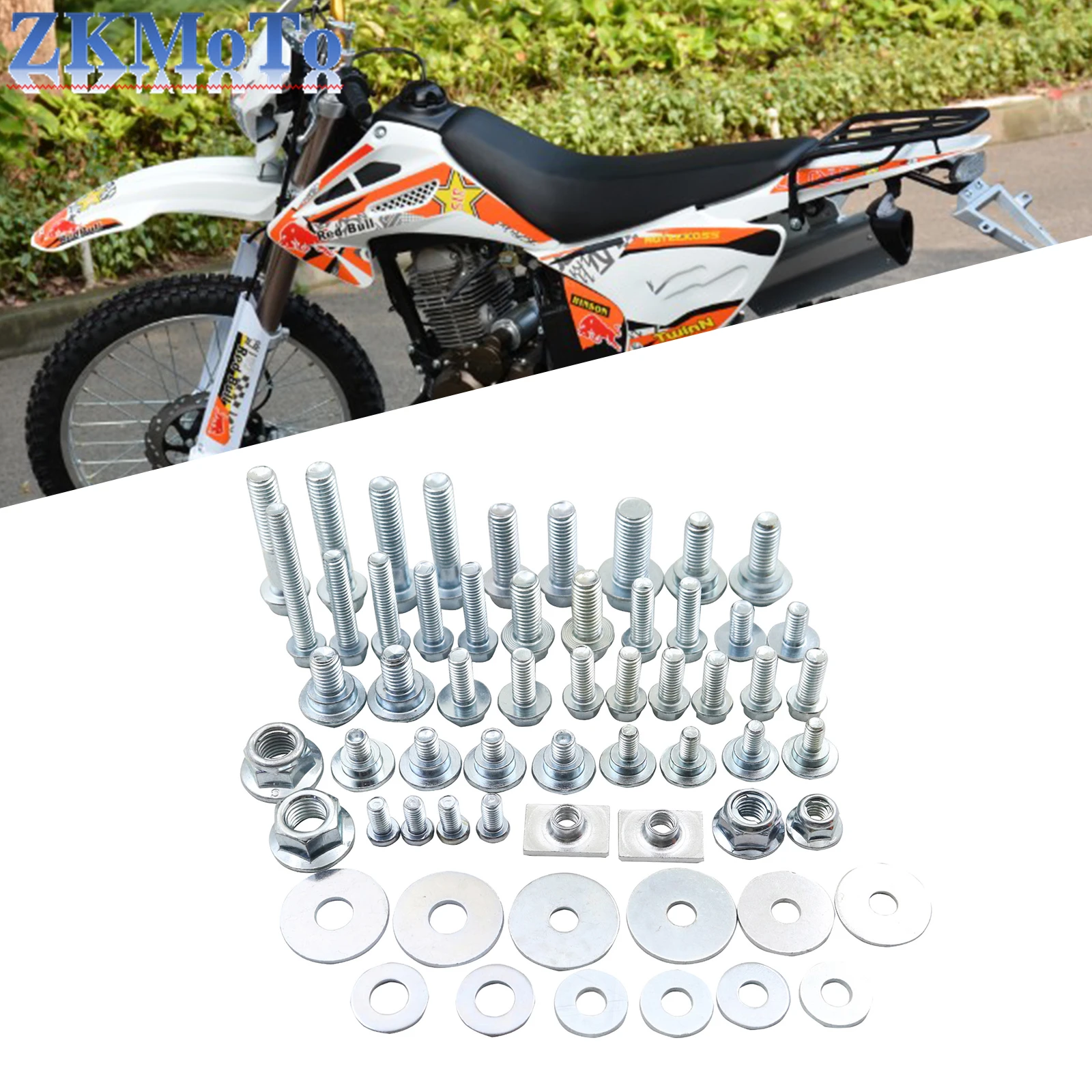 

Motorcycles Fairing Fender Screw Bolt Kit Fastener Set For Honda CR125 CR250 CRF250R CRF450R CRF250X CRF450X CRF250RX CRF450RX