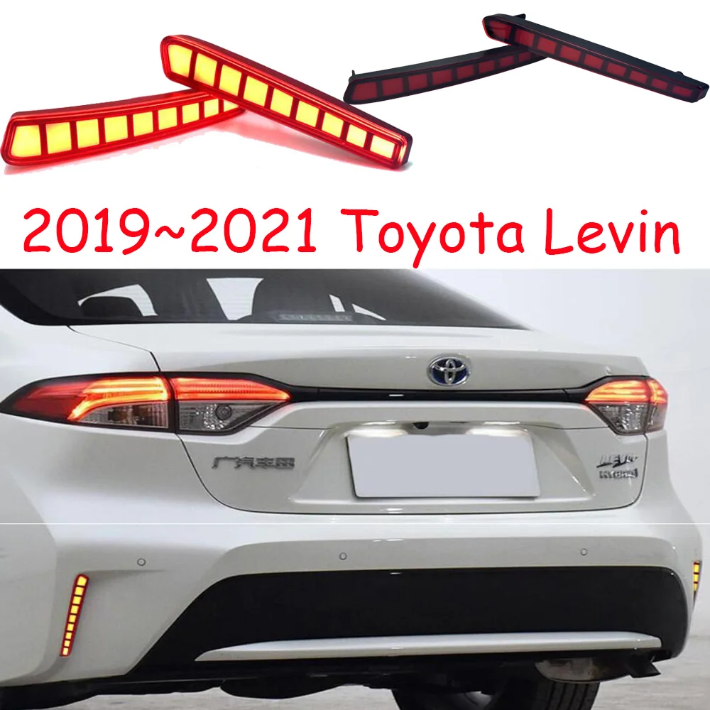 1 مجموعة 2019 ~ 2021 سنة الذيل ضوء ليفين الضوء الخلفي LED اكسسوارات السيارات Taillamp ليفين ضوء النهار الخلفي ضوء الضباب