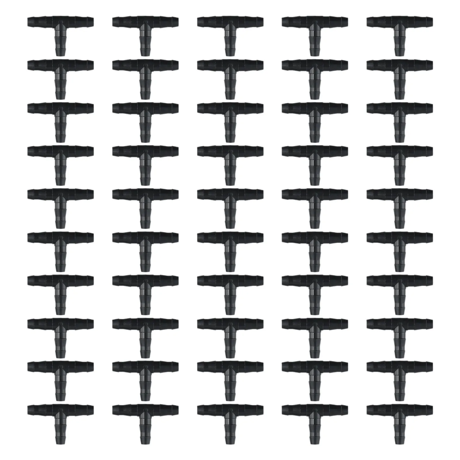 

For BMW 51477117532 Tee Connector 51477117532 Accessories Black For 4/7mm Hose Nozzle For 4/7mm hose nozzle Supplies 50pcs