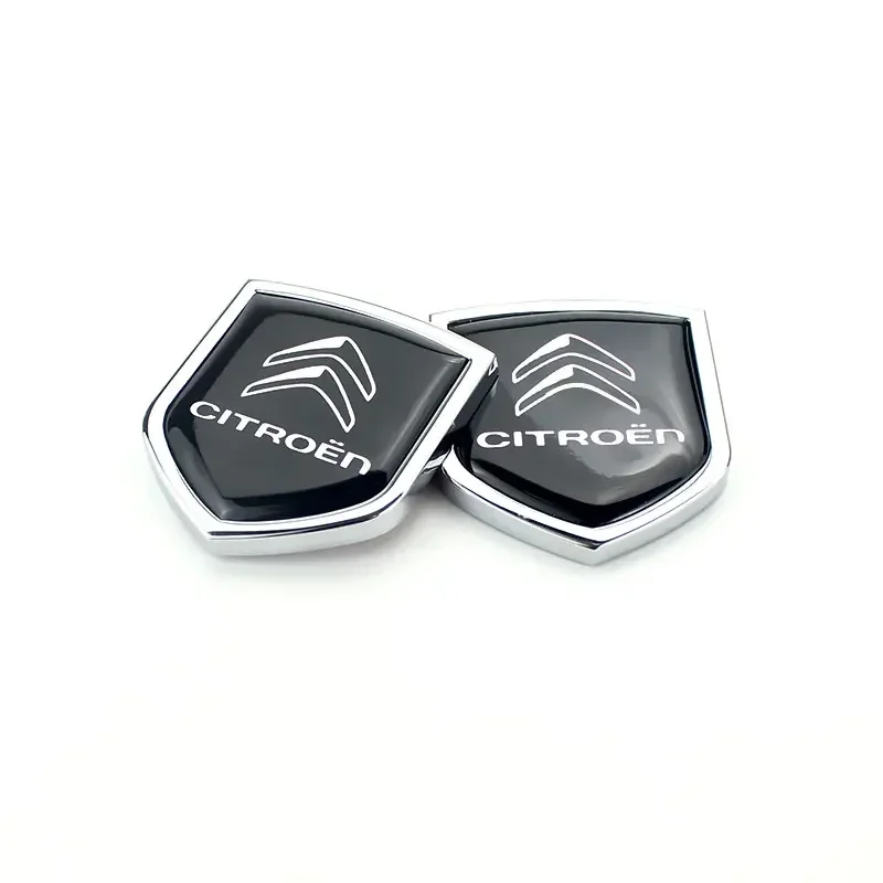 Auto Metal Sticker Shield for Citroen Xsara C3 C4 Berlingo Cactus Picasso Sega Aircross C5 Elysee Car Emblem Decoration Styling