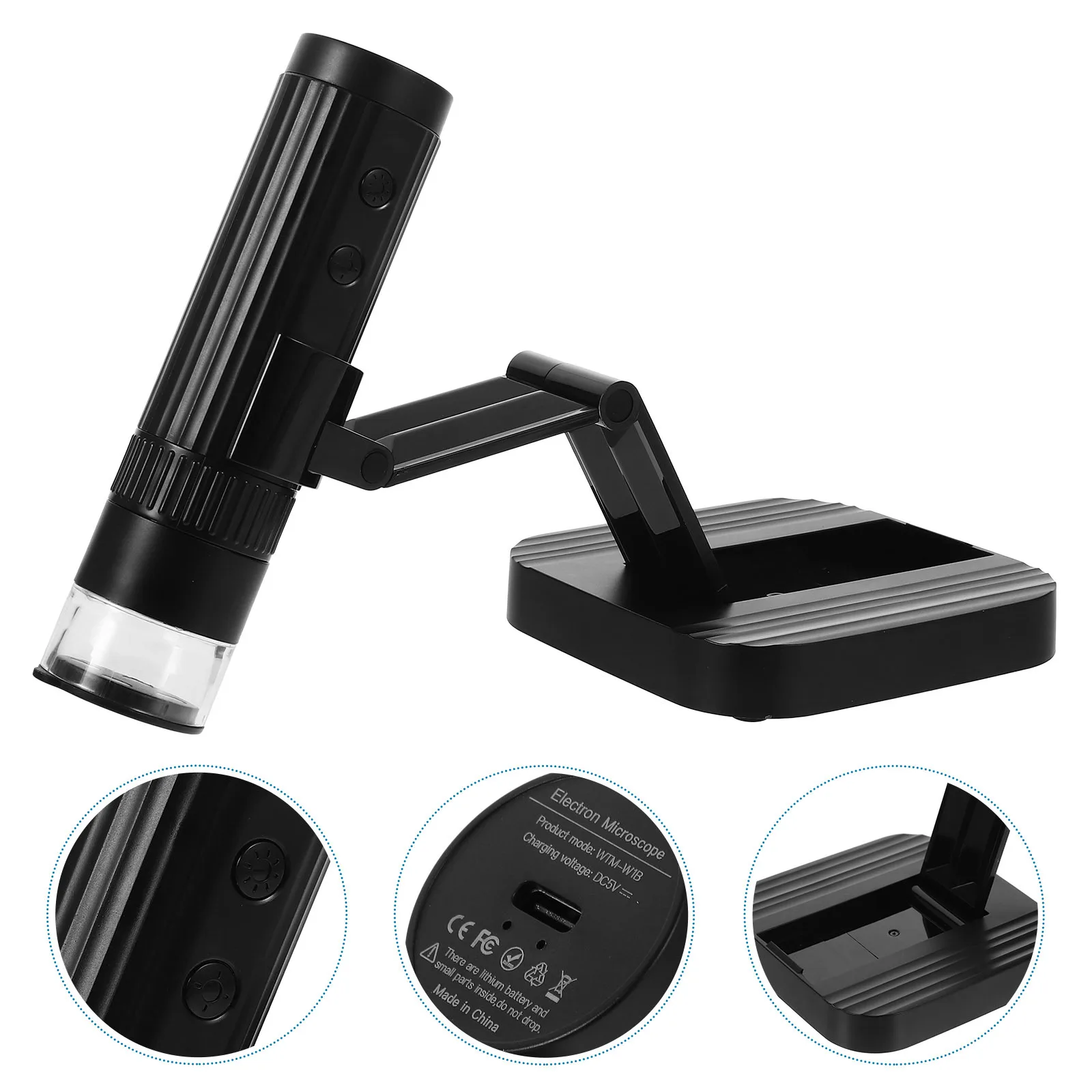 

Handheld Microscope Digital 1000X High Resolution Portable Lab Smartphone Microscope Inspection Camera For Phone Computer