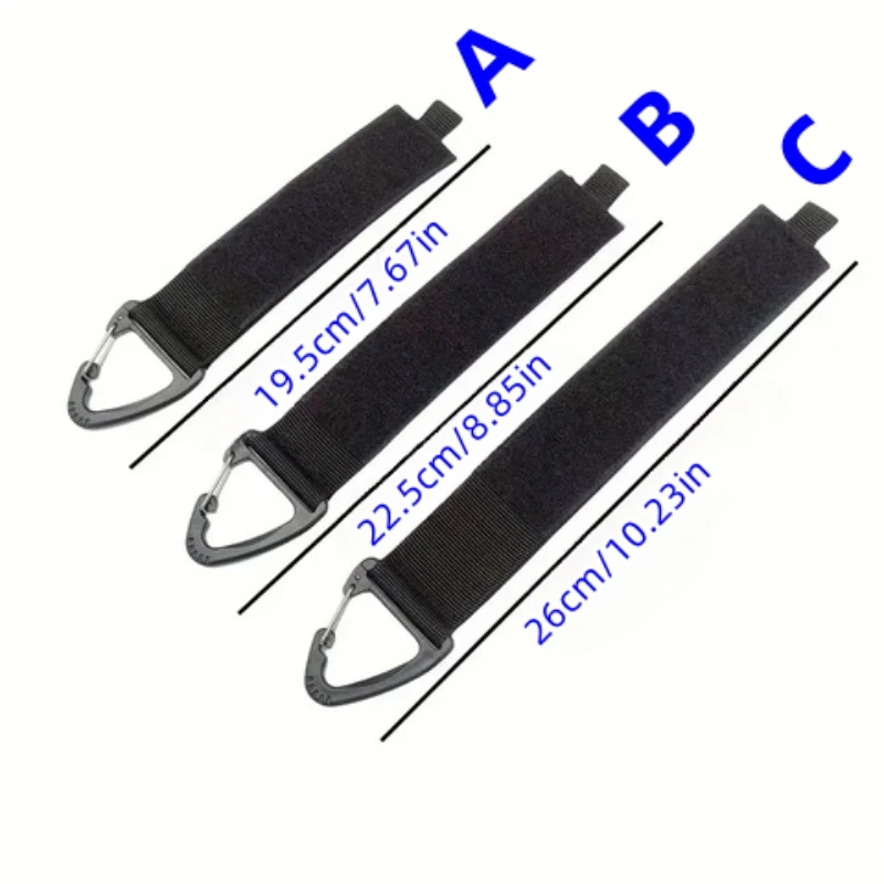 Garage Storage Extension Cord Organizer, 3 Counts/set Triangle Hook Hanging Storage Strap for Cable, Hose & Rope, Home Organizer