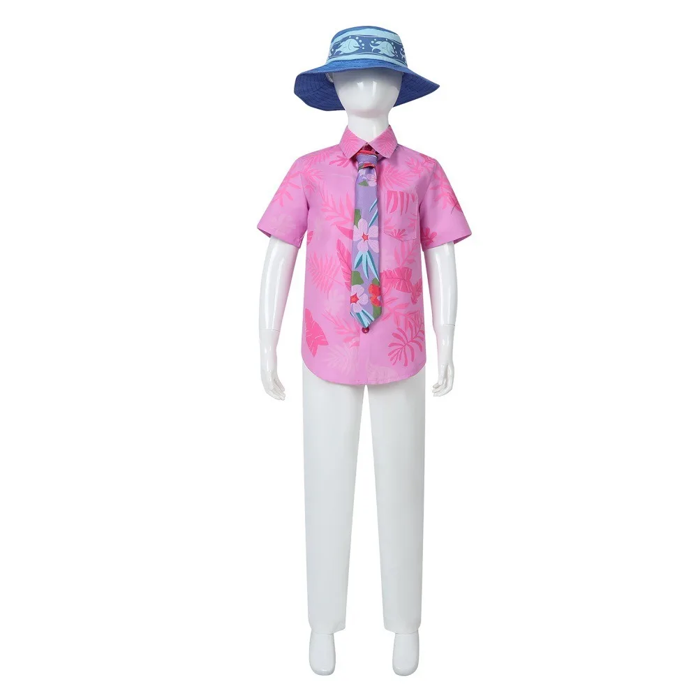 

Anime Movie Zoo 2 Fox Cosplay Nick Wilde Kids Costume Pink Shirt Tie Women Men Outfits Halloween Carnival Party Suit