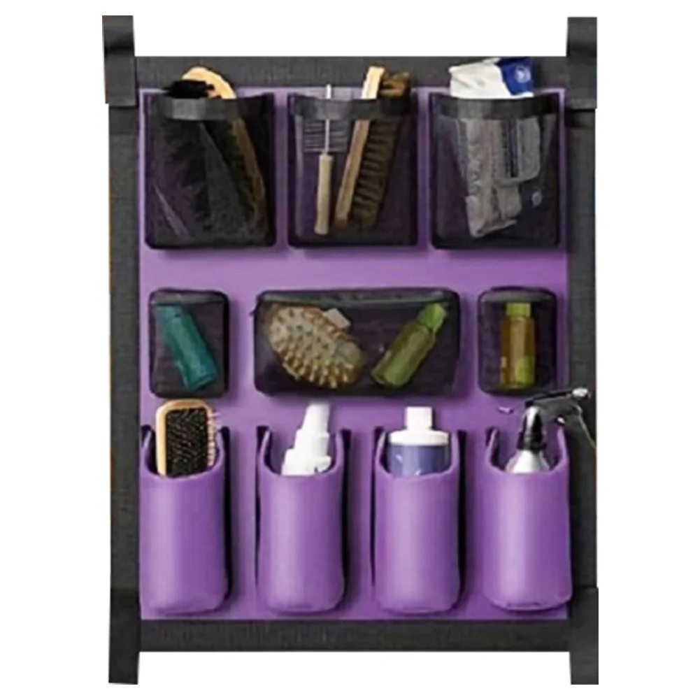 منظم مقطورة الحصان ذو سعة كبيرة مقطورة باب العلبة متعددة الجيوب مقطورة الحصان حقيبة التهيأ لوازم الحصان المستقرة #1