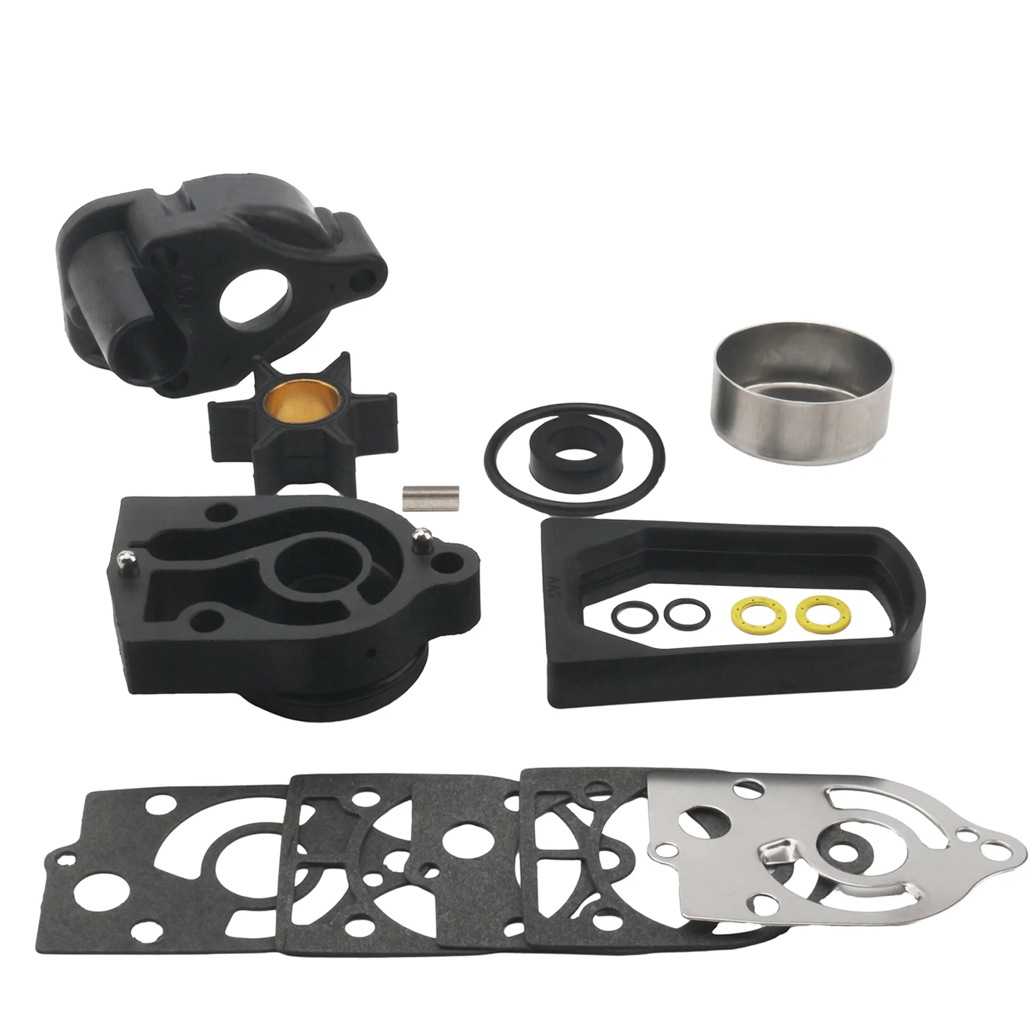 46-77177A3 46-60366A1 46-60366Q1 Replace for Mercury 30 35 40 45 50 60 70 HP Water Pump Rebuild Service Kit Outboard 46-60366T1