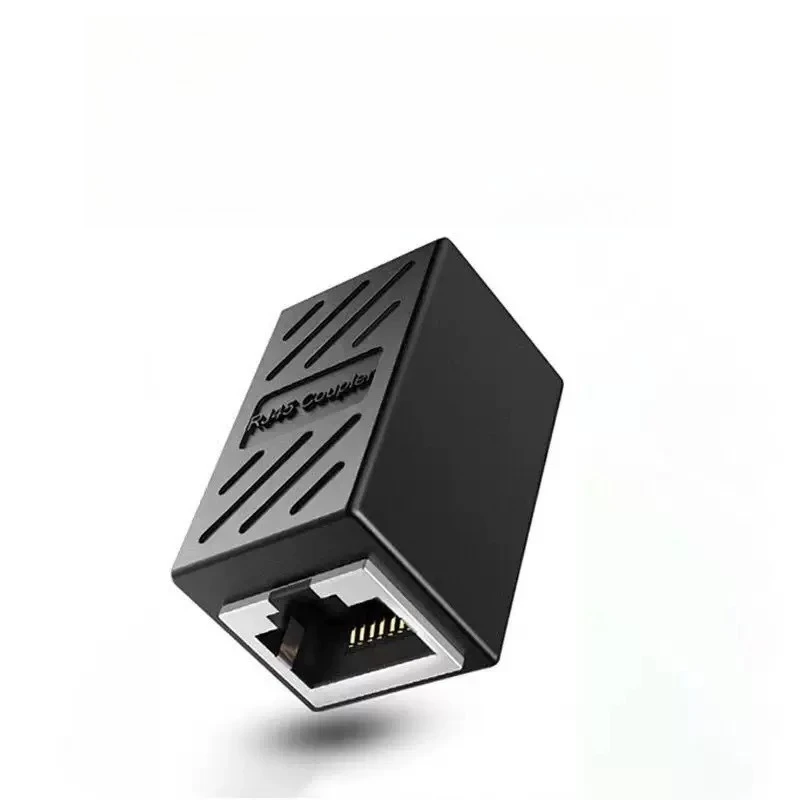 5PCS RJ45 Network Coupler, 8P8C Shielded Ethernet Cable Connector, LAN Cable Straight Through Joiner Adapter