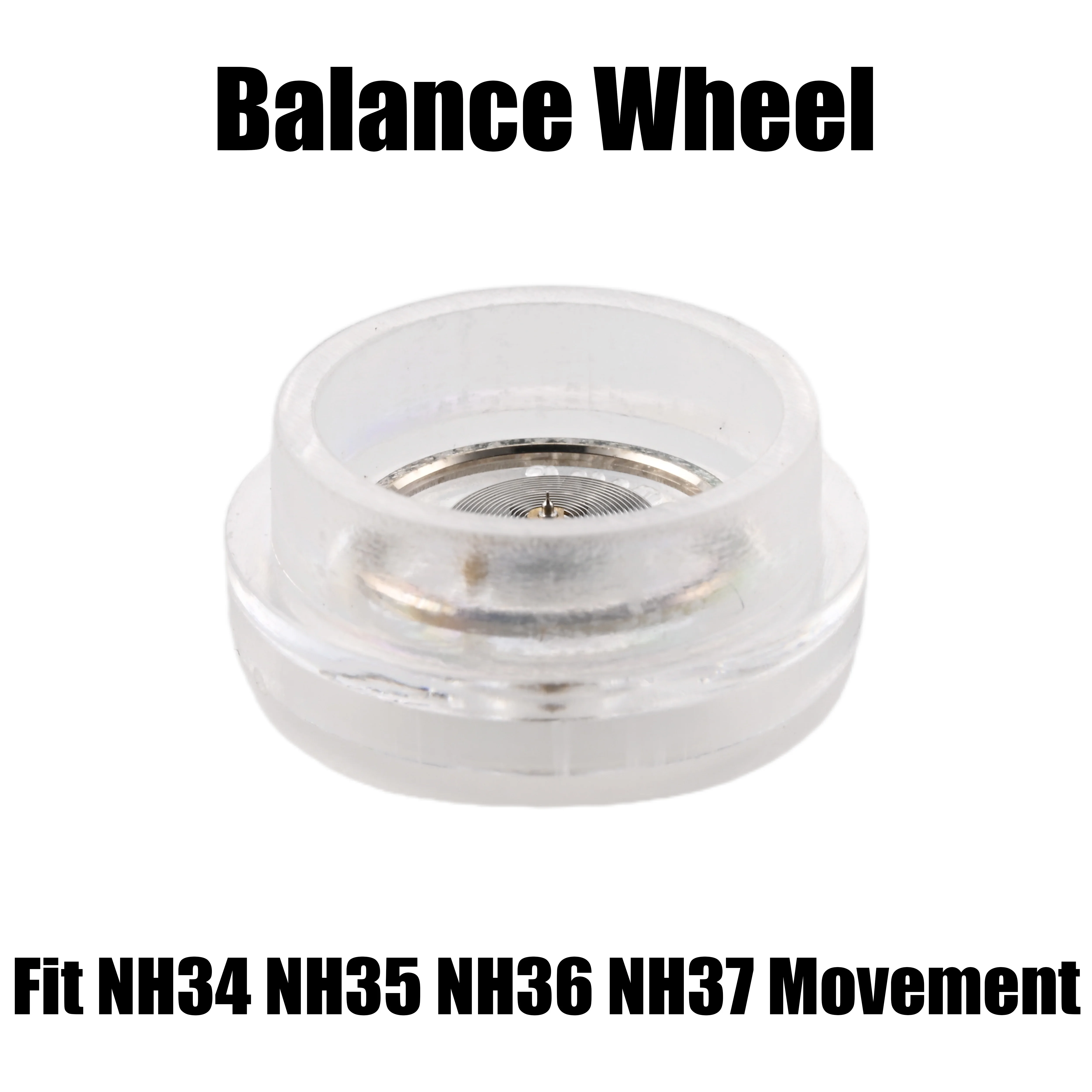 Japanese genuine parts NH34 NH35 NH36 NH37 7S26 7S36 balance Mechanical watch accessories silvery balance TMI NH35 movement