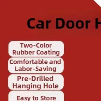 Curved Head Puller Auto Door Handle Detacher For DIY Car Maintenance L-shaped Hook Design For Auto Exterior Repair