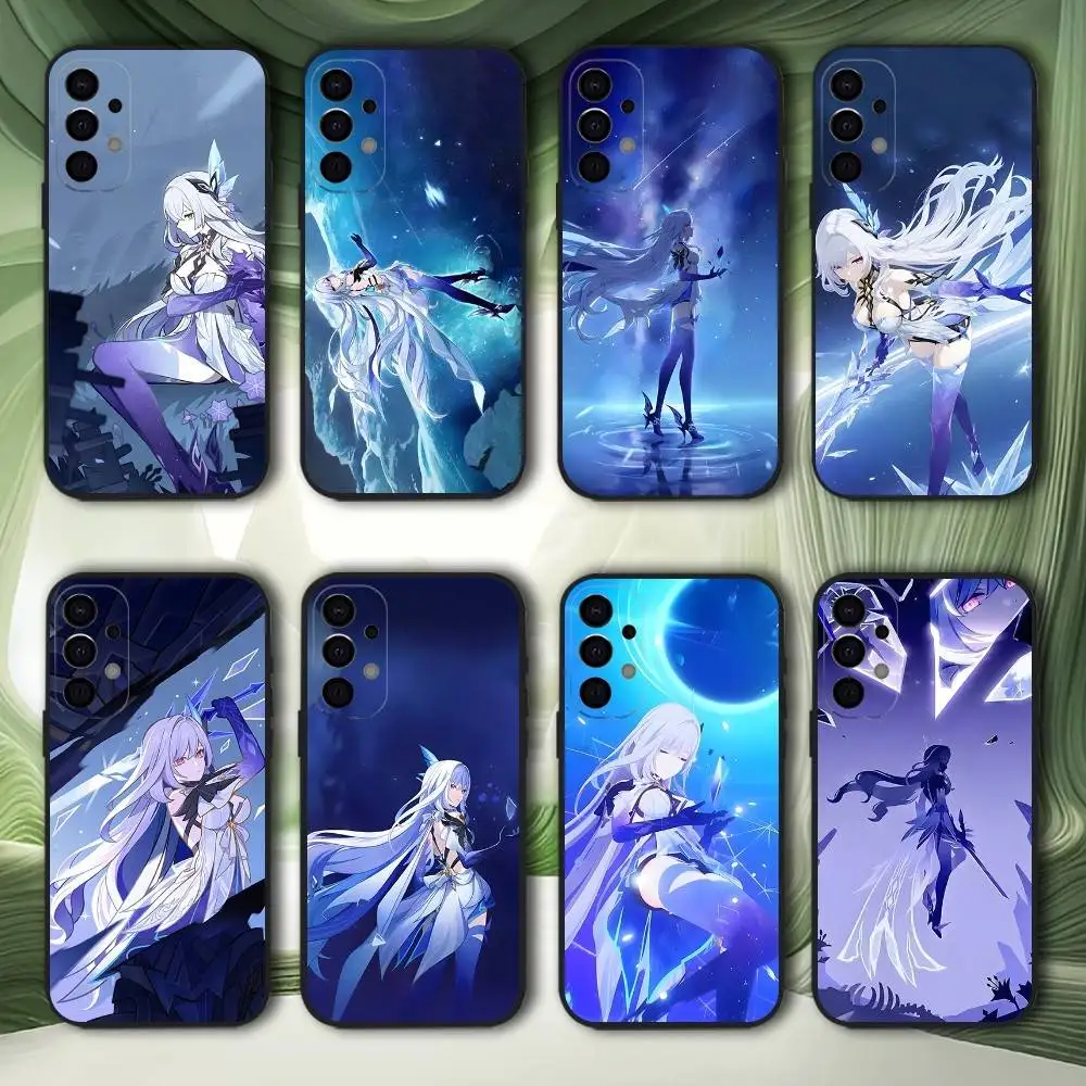 

Skirk Genshin Impact Phone Case For Samsung S25,S24,S21,S22,S23,S30,Ultra,S20,Plus,Fe,Lite,5G Black Cover