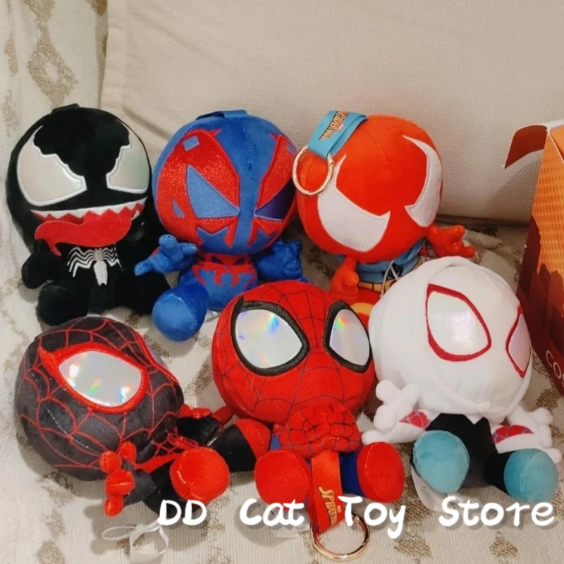 

В наличии оригинальные Hottoys Marvel Человек-Паук Cosbi слепая коробка плюшевая сумка кулон Kawaii Человек-Паук коробка-сюрприз подарок на день рождения