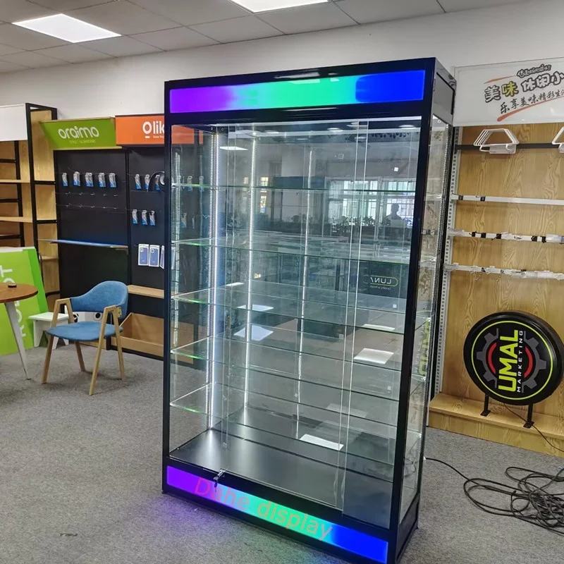 Sitte. Smoke Shop Display Show abschließbare Zubehör Display Vitrine kommerzielle Rauch Vitrine