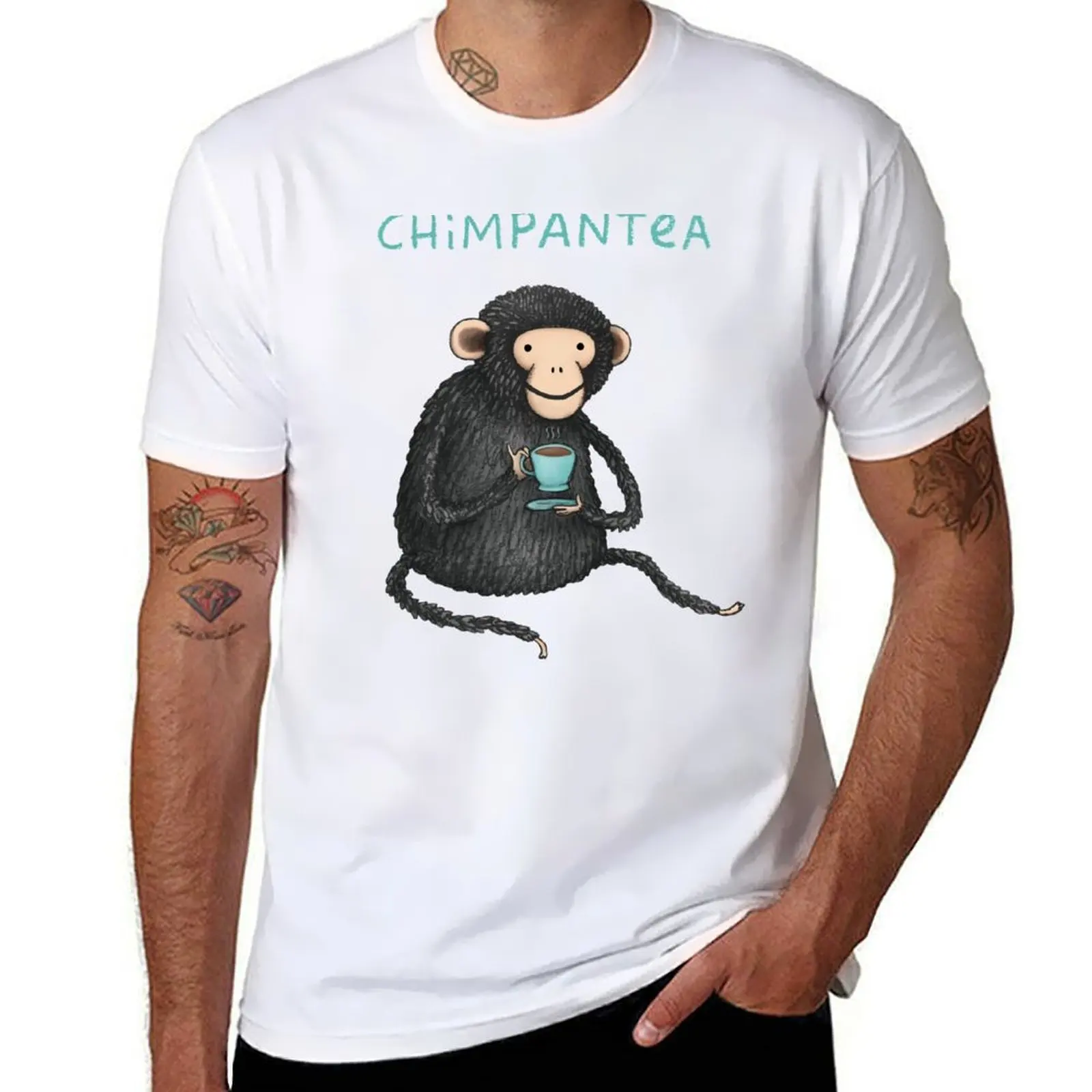 

Chimpantea T-Shirt man t shirt luxury cotton t shirts man 100% T-Shirt