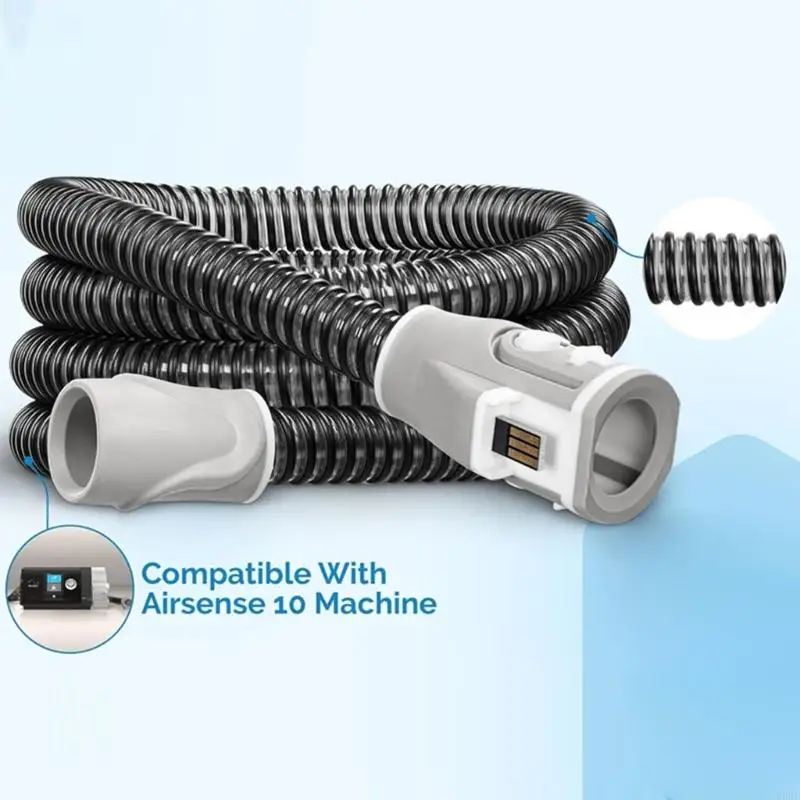 Flexible CPAP Hose Sleep Therapy Heated Hose for Air 10 Replacement Heating Tube Easy Installation Accessories