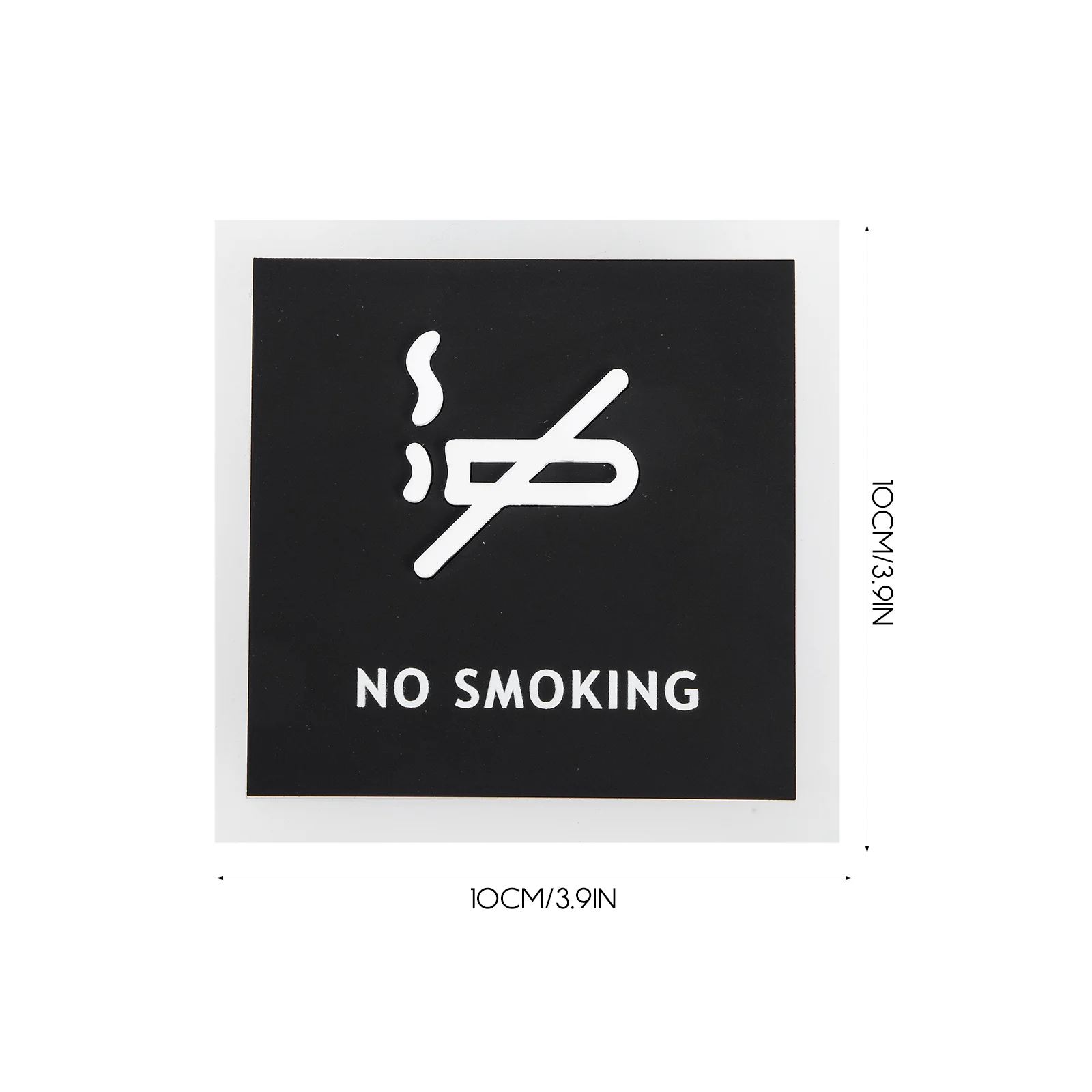 

Acrylic Durable Public Indicator For No Smoking Sign For Business Indoor Outdoor Use No Smoking Board Traffic Safety Sign