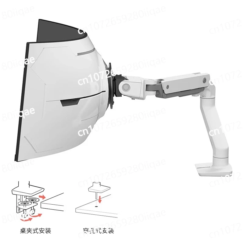 

HX Heavy Screen Display Bracket 57 "'large Screen Lifting Arm Electric Robot Arm
