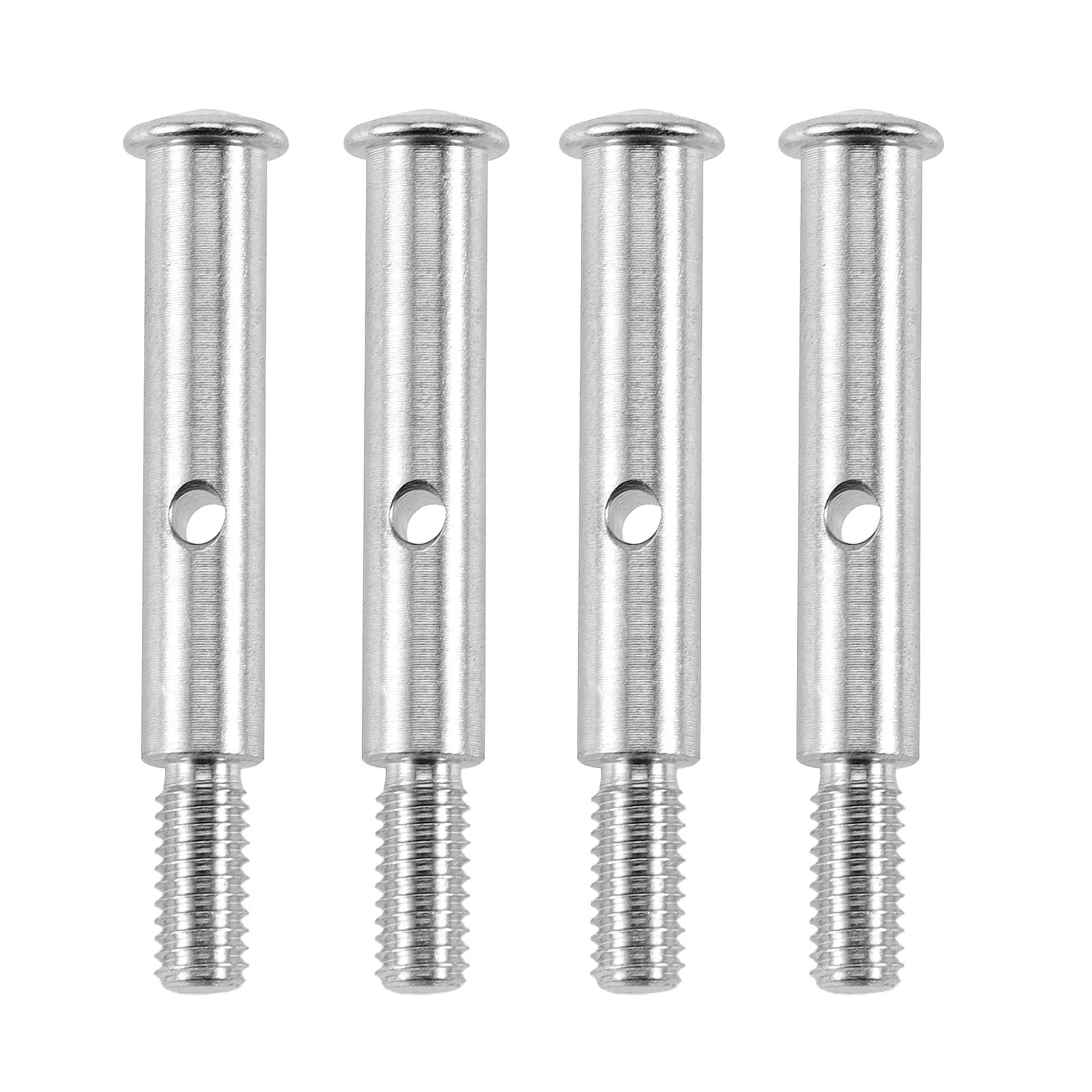 4Pcs Metal Front Axle Shaft TRA3637 for 1/10 Slash 2WD Stampede 2WD Rustler VXL XL-5 Upgrade Parts