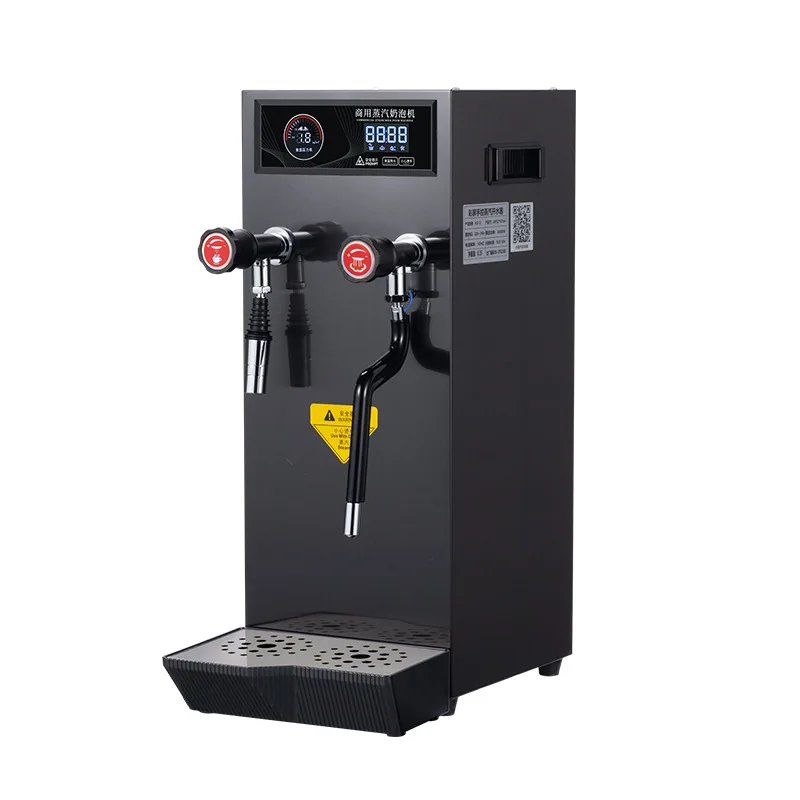

Commercial Fully Automatic High Power Electric Water Boiler Steam Milk Frother For Tea And Coffee For Milk Tea Shops