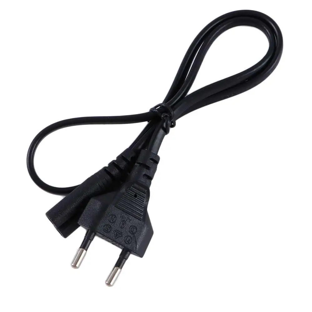 Plug 1Pc Cameras Laptop Charging European Cord Figure 8 C7 To Euro 2 Pin EU Power Charge Power Cables