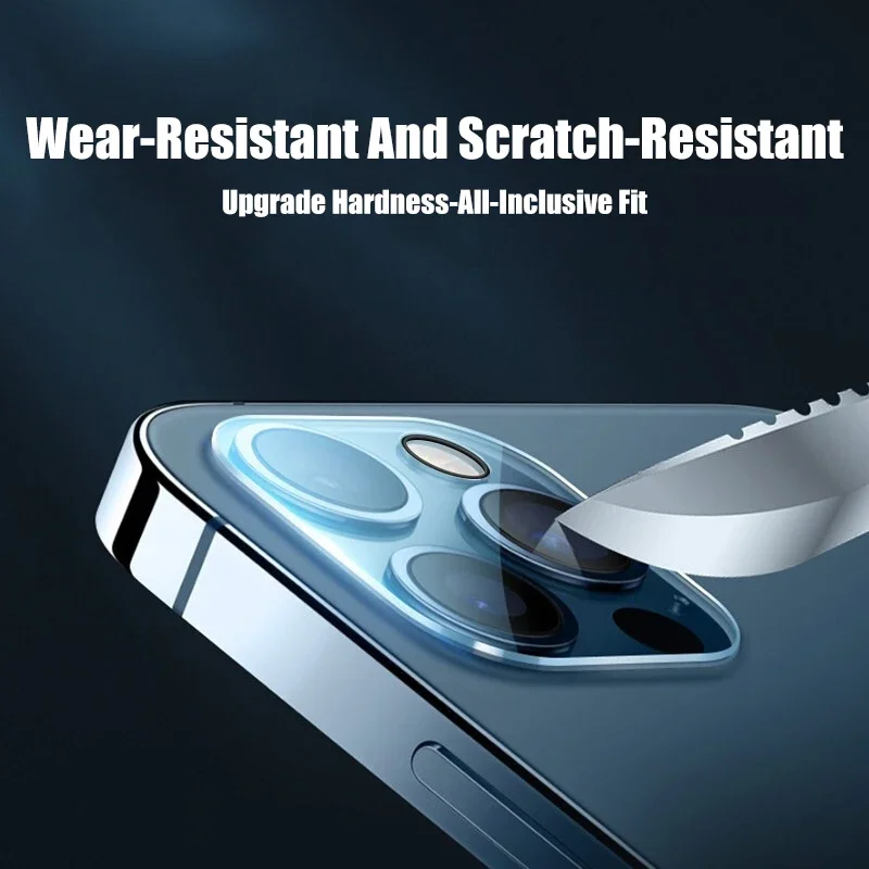 1-5Pcs Camera Cover Lens For IPhone 15 14 13 12 11 X XS XR Pro Max Mini Pius Lens Tempered Glass Protective Film view 4