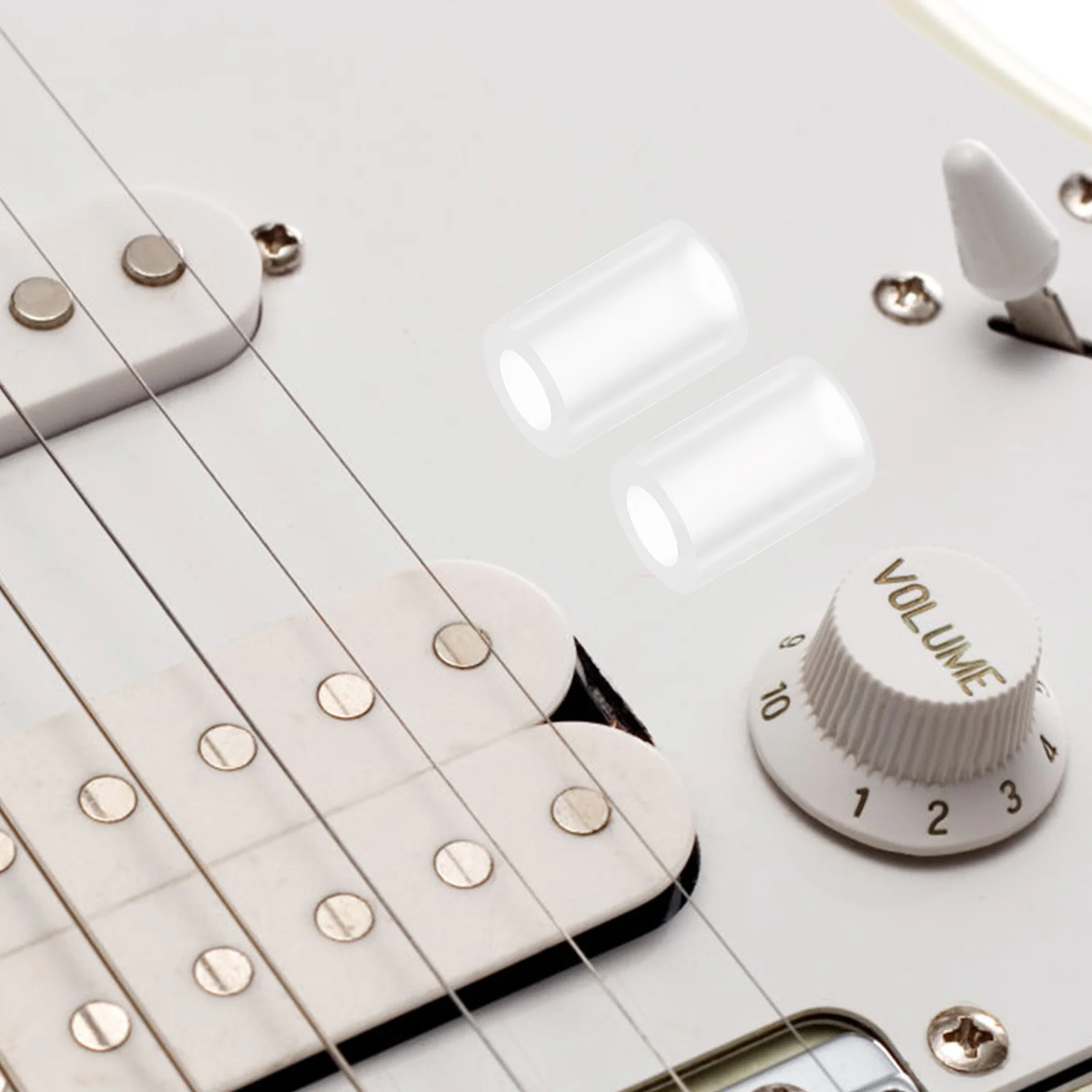 

50Pcs 10x0.7mm Guitar Pickup Rubber Tubing Wire Tube Accessories for Easy Installation and Sound Quality Enhancement