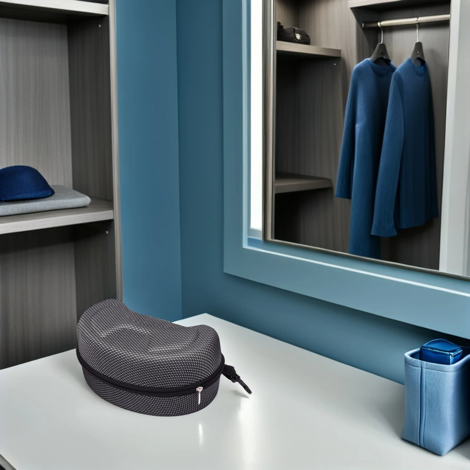 كبير إيفا نظارات التزلج نظارات حالة الصلب للصدمات للماء المحمولة هوك دراجة نارية نظارات حالة نظارات مربع