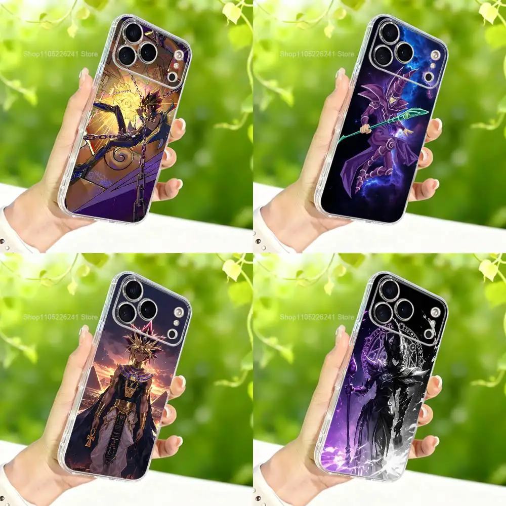 Etui silikonowe, przezroczyste, miękkie na iPhone 16, 13, 12, 11, 17, 14, 15, Pro, Max, Plus, X, XS, XR, SE, Mini z motywem gry Yu-Gi-Oh!