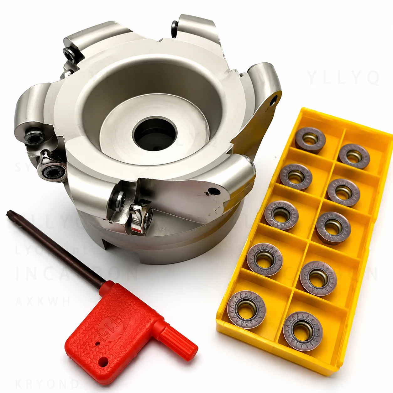 EMR6R50-22-4T EMR6R63-22-4T EMRW6R80-27-6T Milling Cutter Head For RPMT1204 Carbide Inserts CNC Face Milling Tool Seat