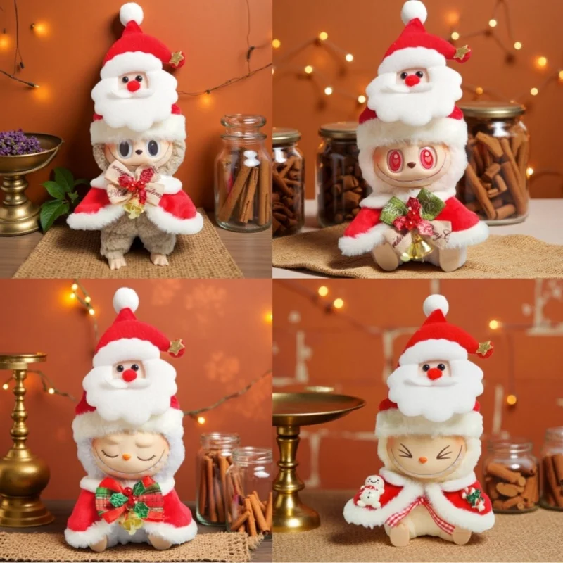 

New in stock Only clothing Labubu Christmas series plush changing clothes children clothing holiday scene decoration cute gifts