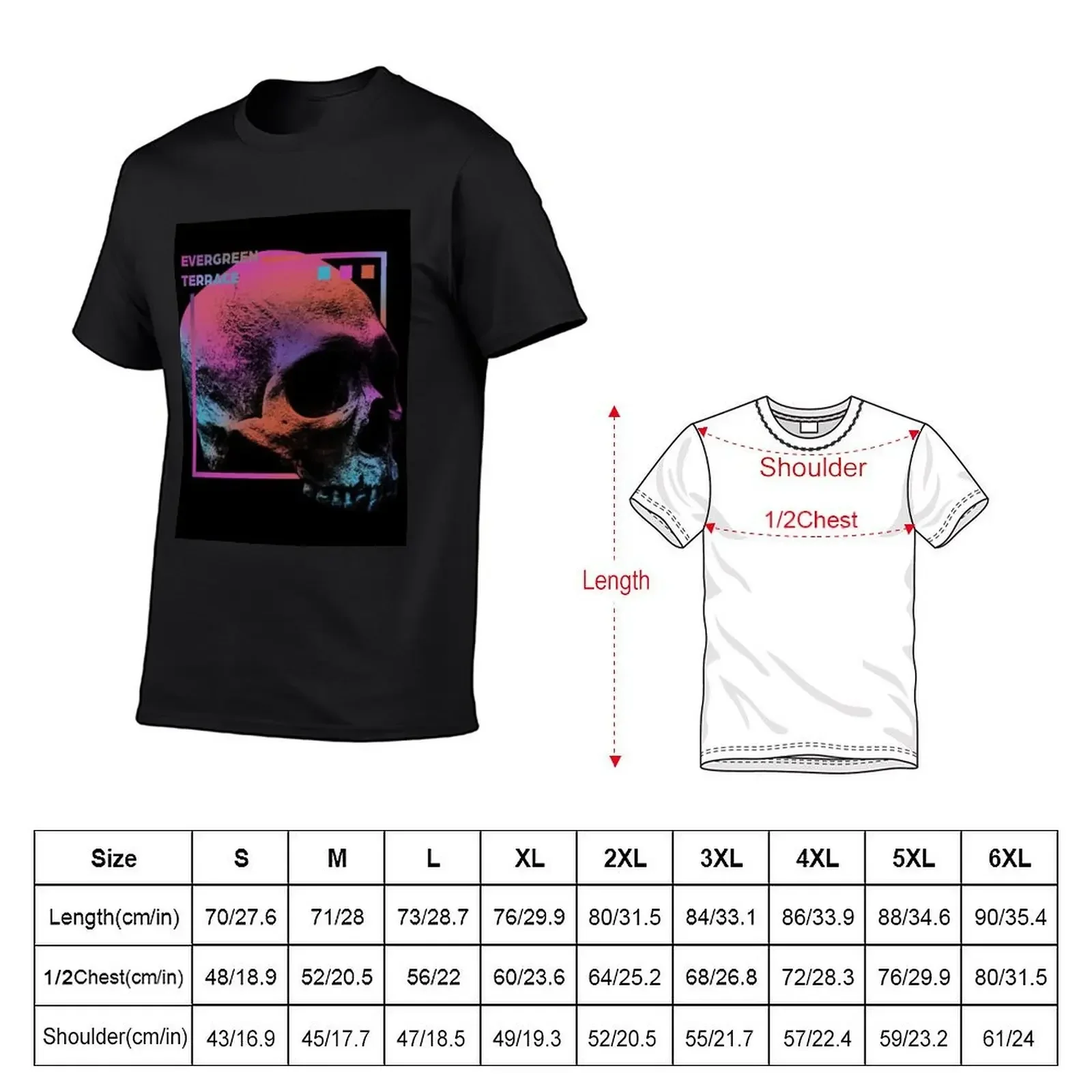 EVERGREEN TERRACE vaporwave T-Shirt anime cotton graphic tees sports fans shirts men