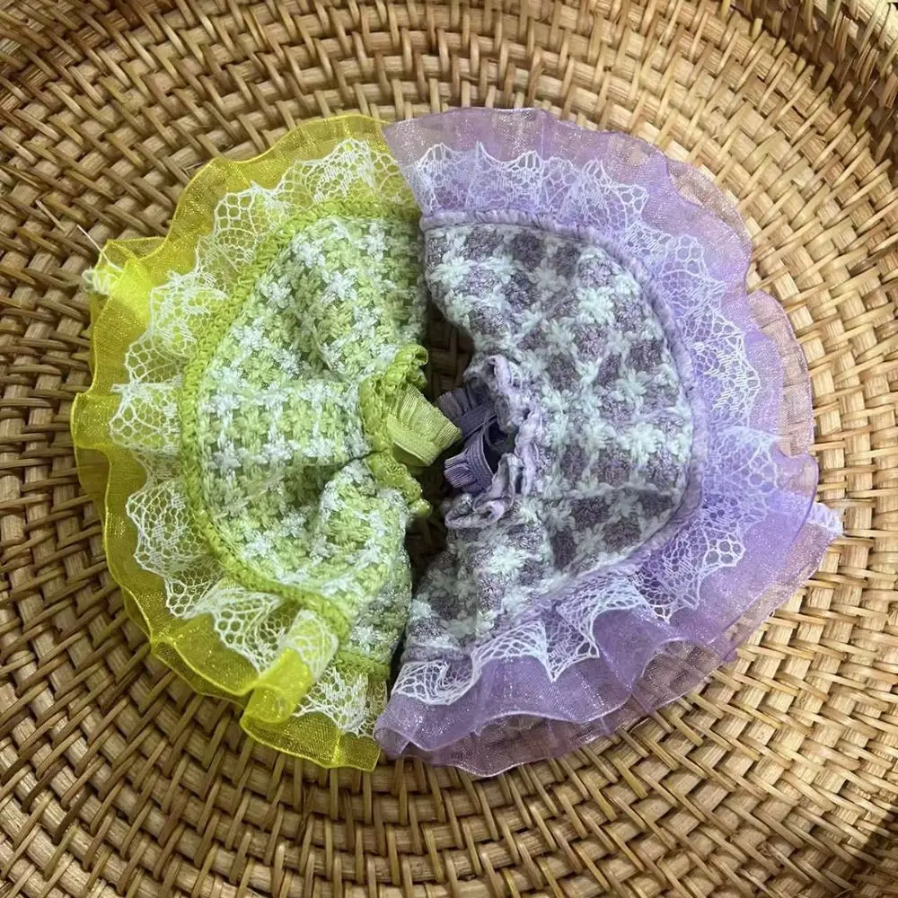 

Colorful DIY Dress Up Lace Skirt Adorable Cute Suspender Skirt High Quality Accessories for 10cm-15cm Cotton