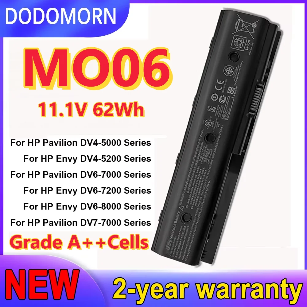 New MO06 Battery For HP Pavilion DV6-7000 DV6-8000 DV7-7000 672326-421 672412-001 HSTNN-LB3P HSTNN-YB3N MO06 MO09